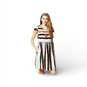 Anthopologie Maeve Peralta Multicolor Stripe Dress - Size 2